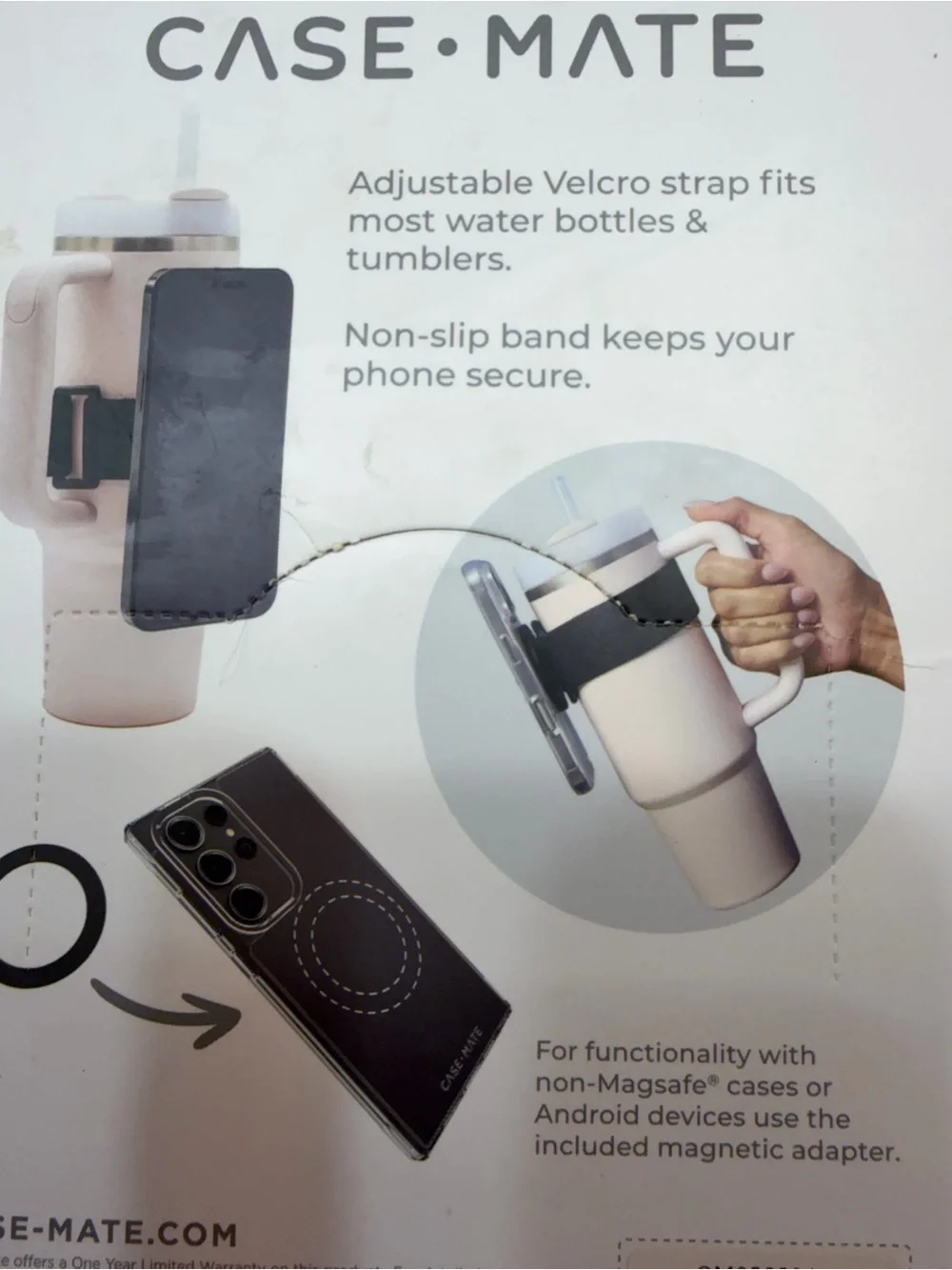 case-mate Magnetic Phone Holder Clip in Black